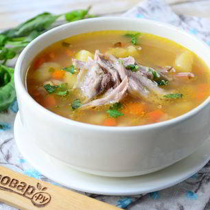 Рецепт Горохового супа Осеннего