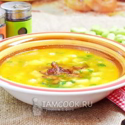 Рецепт Горохового супа с беконом