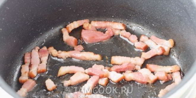 Рецепт горохового супа с беконом