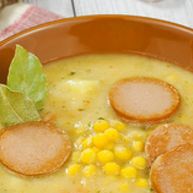 Рецепт Горохового супа с колбасой