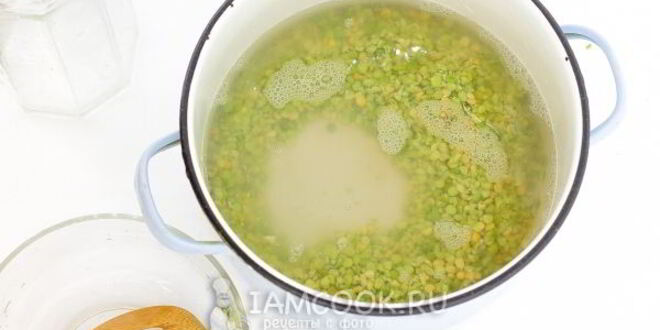 Рецепт горохового супа с копченой колбасой