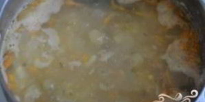 Рецепт горохового супа с копченой курицей