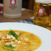 Гороховый суп с копченостями