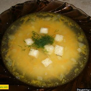 Рецепт Горохового супа с копчеными ребрышками