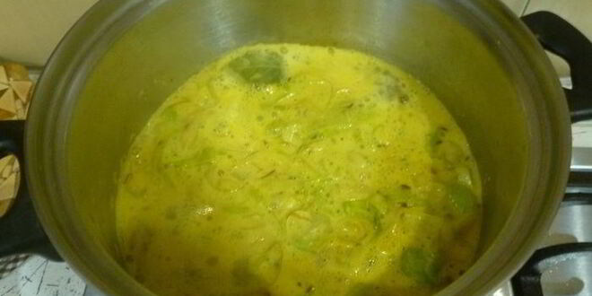 Рецепт горохового супа с курицей и кокосовым молоком