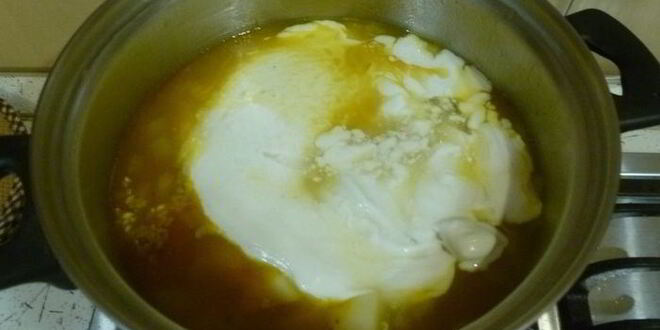 Рецепт горохового супа с курицей и кокосовым молоком