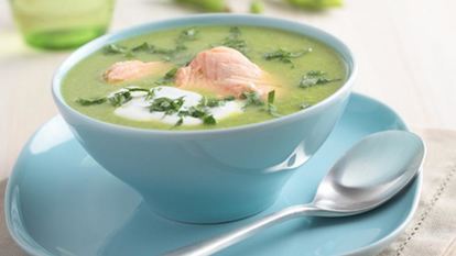 Рецепт Горохового супа с лососем