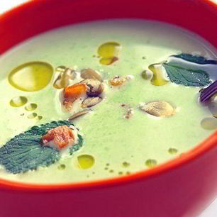 Рецепт Горохового супа с мятой