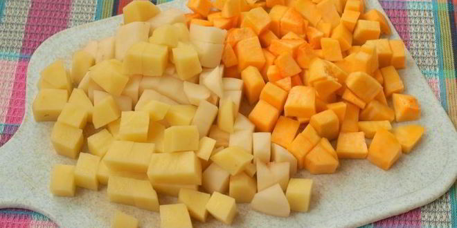 Рецепт горохового супа с тыквой