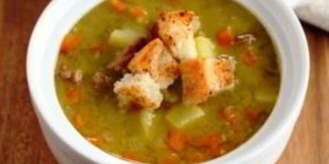 Рецепт горохового супа со свининой