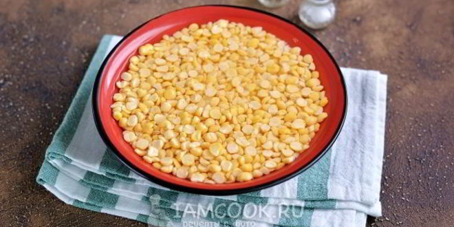 Рецепт горохового супа со свиными ребрышками