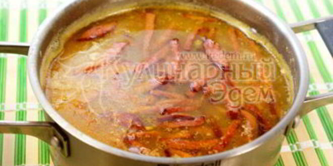 Рецепт горохового супчика