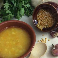 Рецепт Густого постного горохового супа
