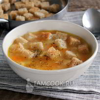 Постный гороховый суп в мультиварке