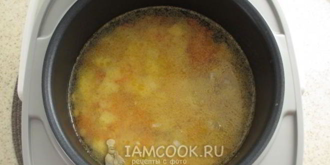 Рецепт постного горохового супа в мультиварке