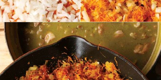 Рецепт супа горохового зеленого