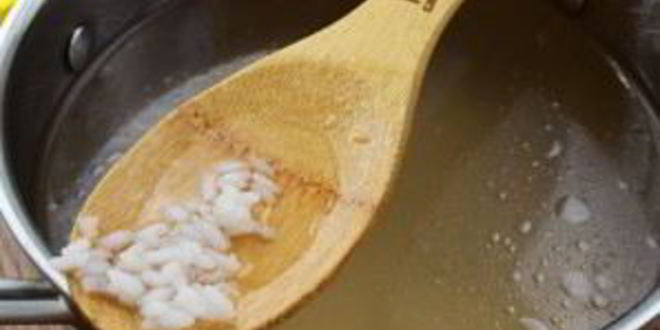 Рецепт супа из шпината и бараньего гороха