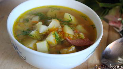 Рецепт Супа из зеленого гороха в мультиварке