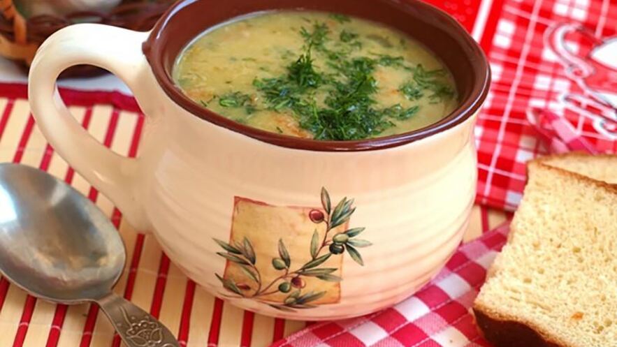 Рецепт супа с гороховым пюре