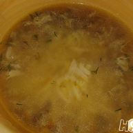 Рецепт Гречневого супа с сыром и яичными хлопьями