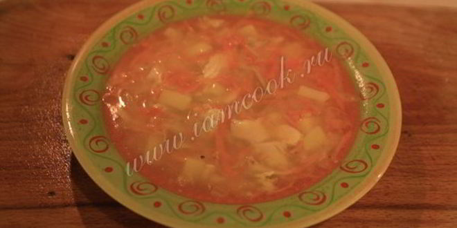 Рецепт картофельного супа с курицей