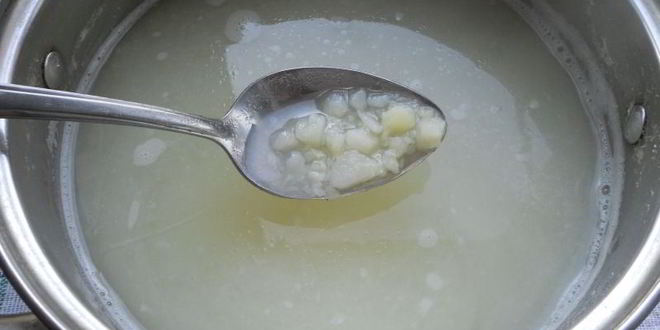 Рецепт картофельного супа с сосисками и яйцом