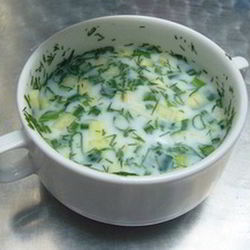 Рецепт Холодника по-белорусски на кефире