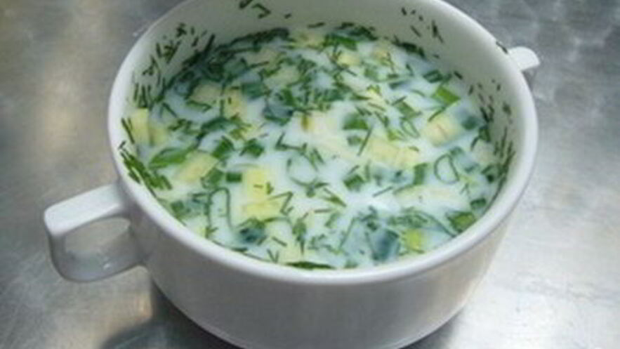 Рецепт холодника по-белорусски на кефире