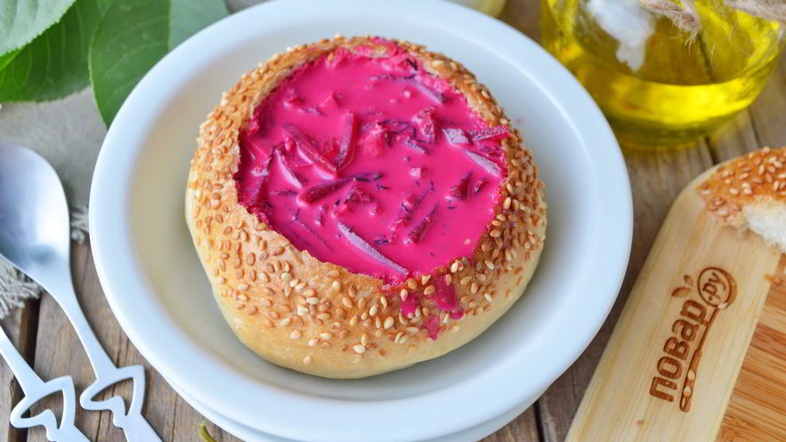 Рецепт холодника в хлебе