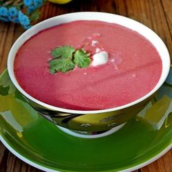 Рецепт Холодного кокосового супа со свеклой
