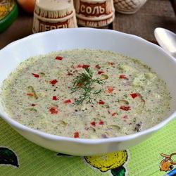 Рецепт Холодного огуречного супа