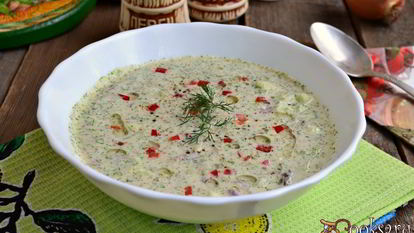Рецепт Холодного огуречного супа