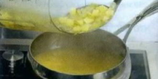 Рецепт холодного супа из лосося с луком-пореем