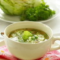 Рецепт Холодного супа из щавеля с огурцами и яйцами