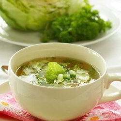 Рецепт Холодного супа из щавеля с огурцами и яйцами