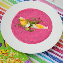 Рецепт Холодного супа из свеклы