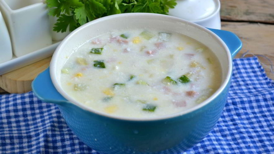 Рецепт холодного супа на кефире