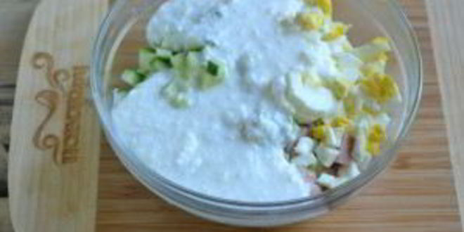 Рецепт холодного супа на кефире