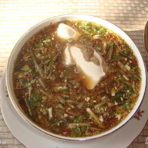 Рецепт Холодного супа на квасе для худеющих