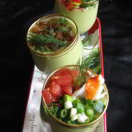 Рецепт Холодного супа-пюре Авокадо и компания