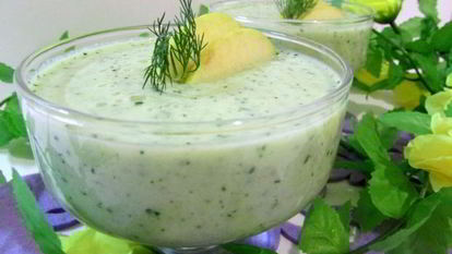 Рецепт Холодного супа-пюре Зеленого микс