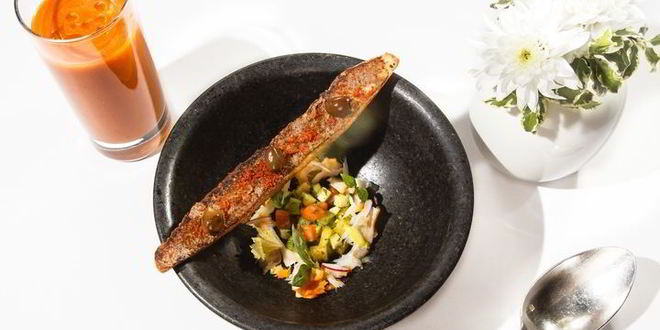 Рецепт холодного томатного супа