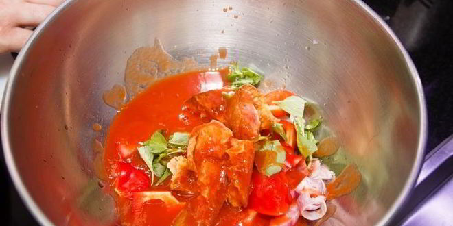 Рецепт холодного томатного супа