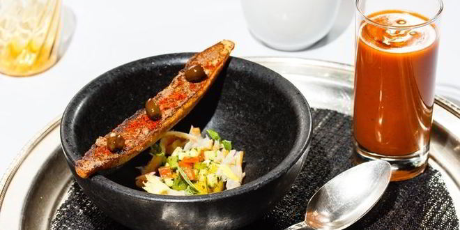 Рецепт холодного томатного супа