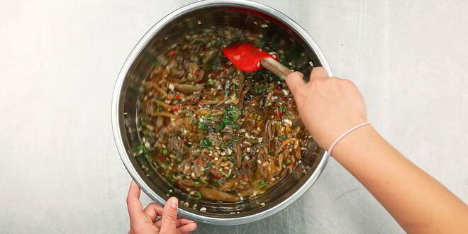 Рецепт китайского холодного супа из баклажанов