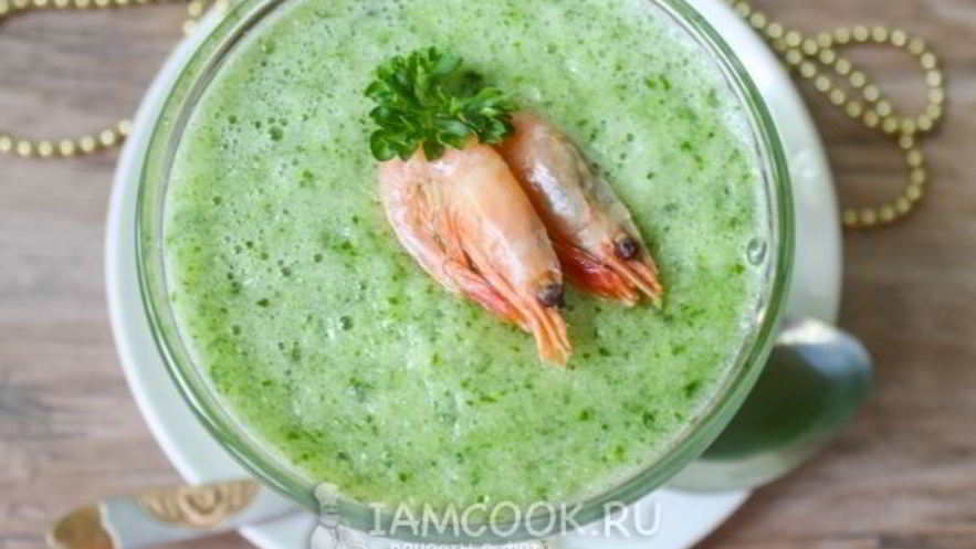 Рецепт огуречно-мятного холодный суп