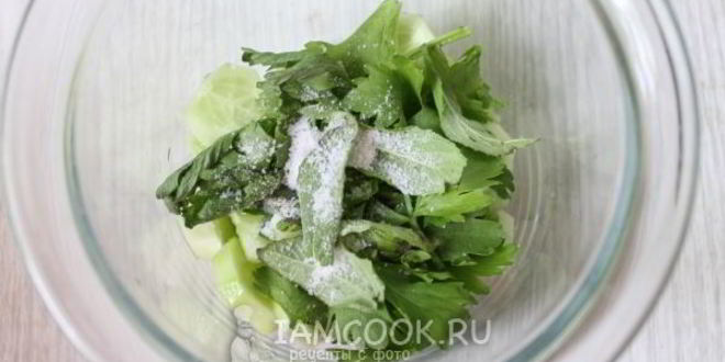 Рецепт огуречно-мятного холодный суп