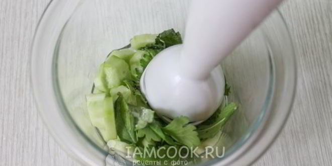 Рецепт огуречно-мятного холодный суп