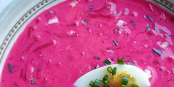 Рецепт свекольника — холодного супа из свеклы