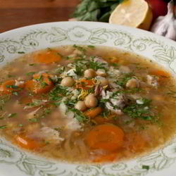 Рецепт Куриного супа с нутом